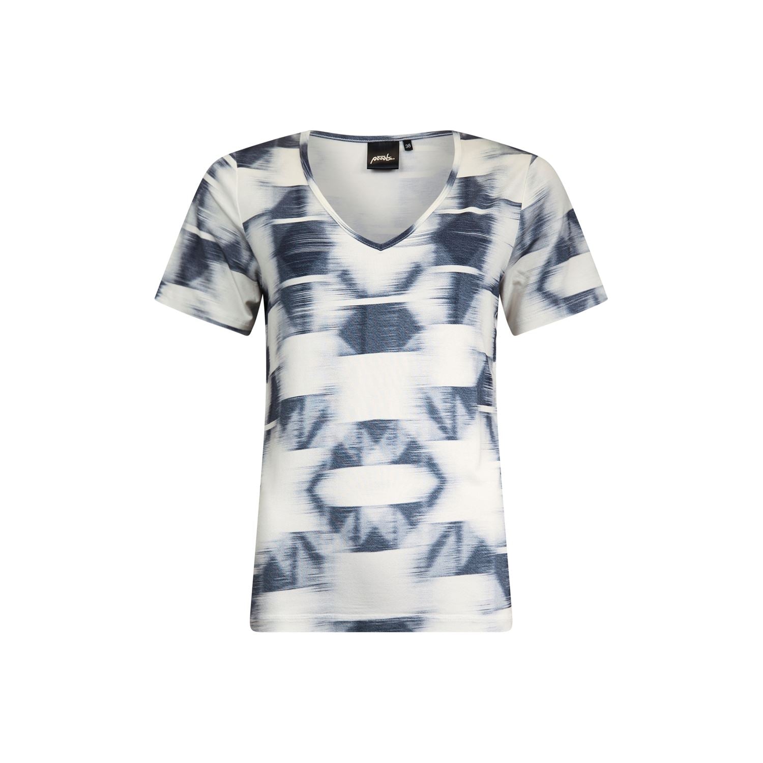 T-shirt print blue