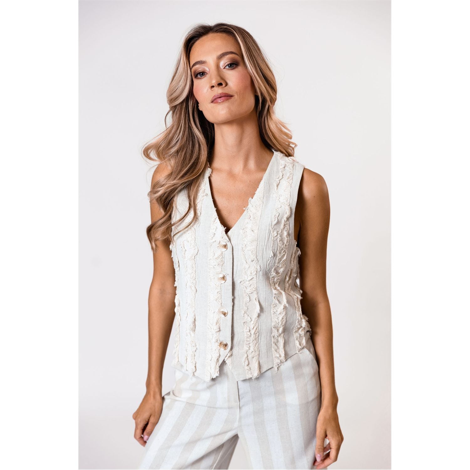 Cardigan fringes