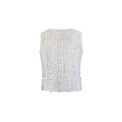 Cardigan fringes