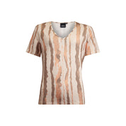 T-shirt print stripes