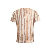 T-shirt print stripes