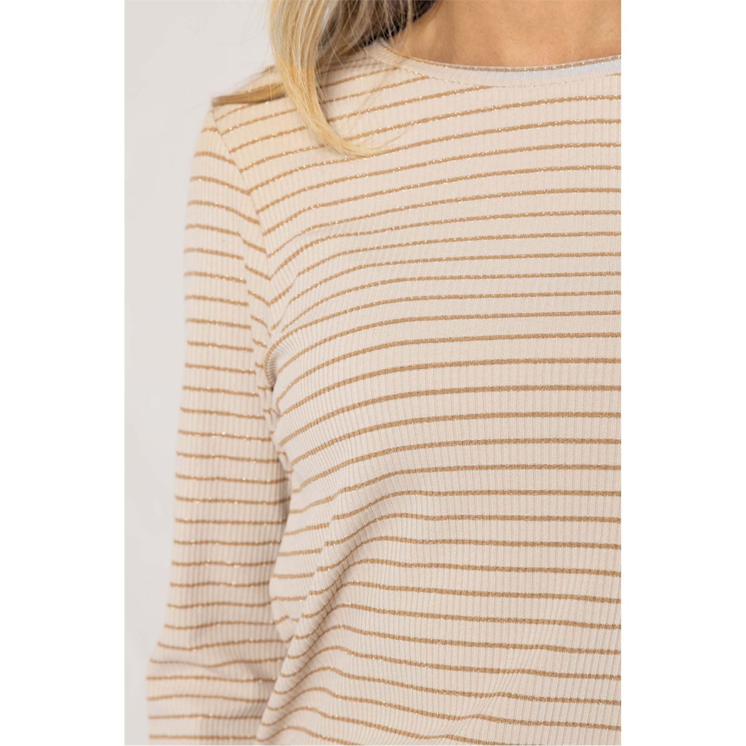 T-Shirt shiny stripe