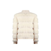 Cardigan hairy stripe