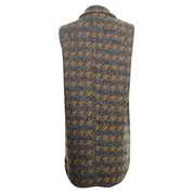 Waistcoat jacquard - brown