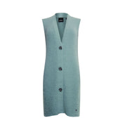 Cardigan sleeveless - green