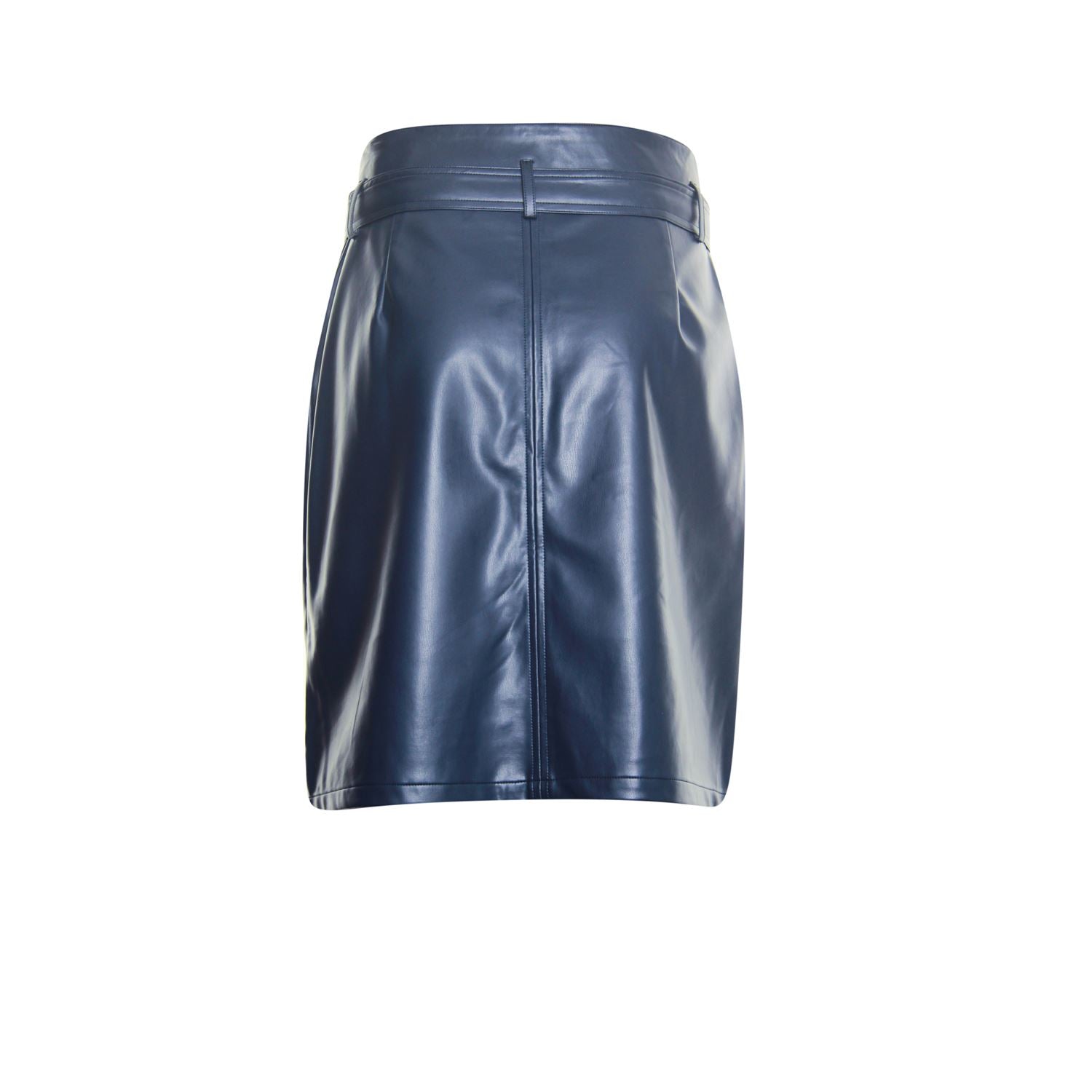 Skirt pu - blue