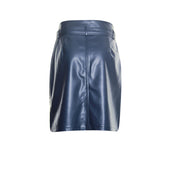 Skirt pu - blue