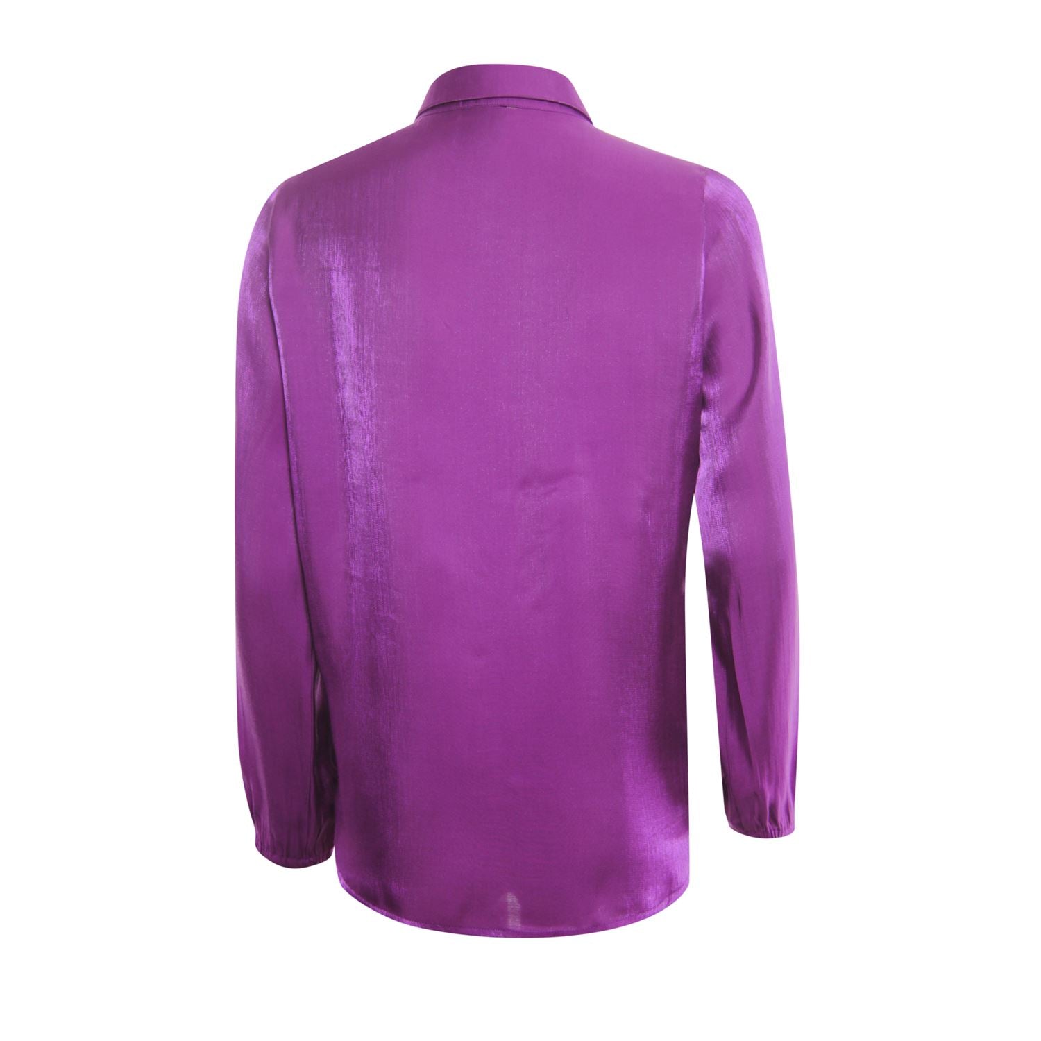 Blouse shiny - purple