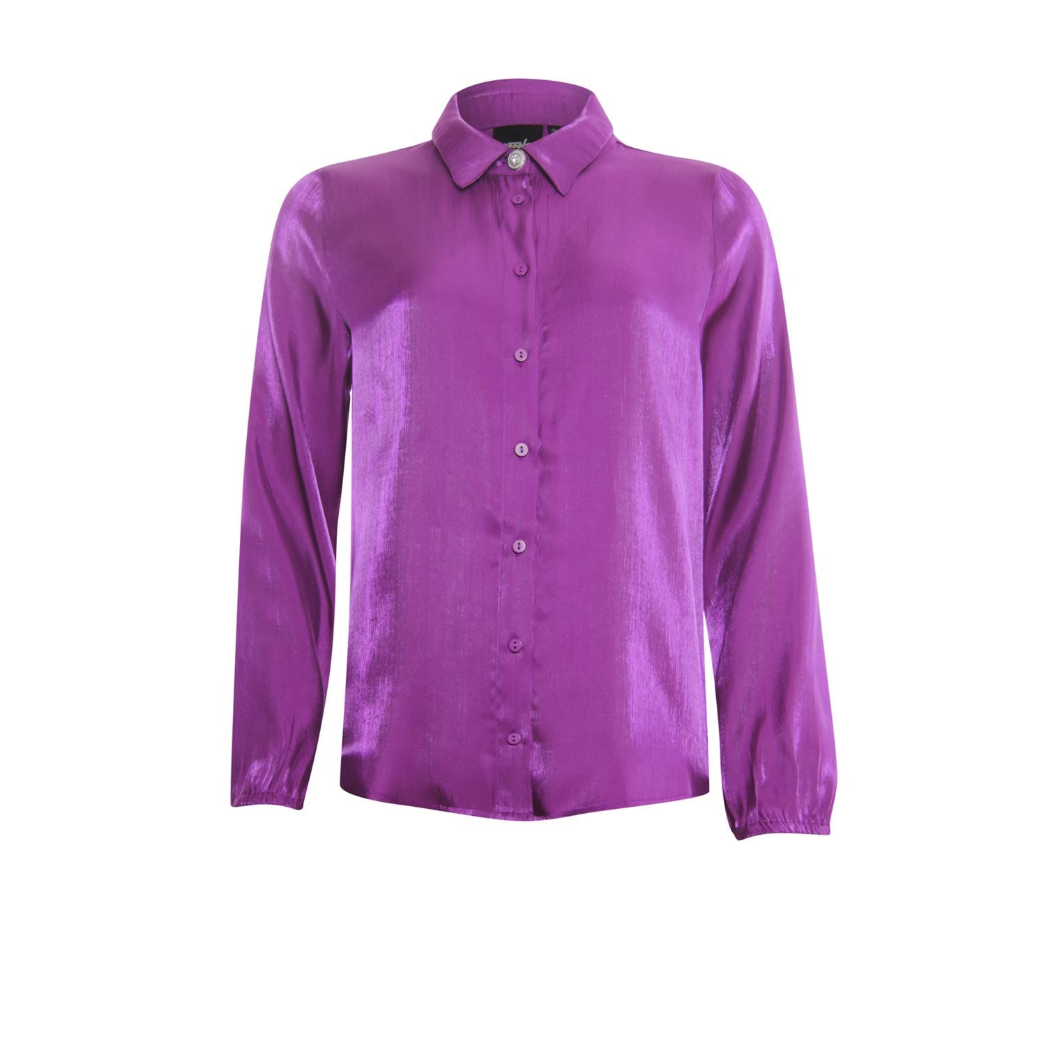 Blouse shiny - purple