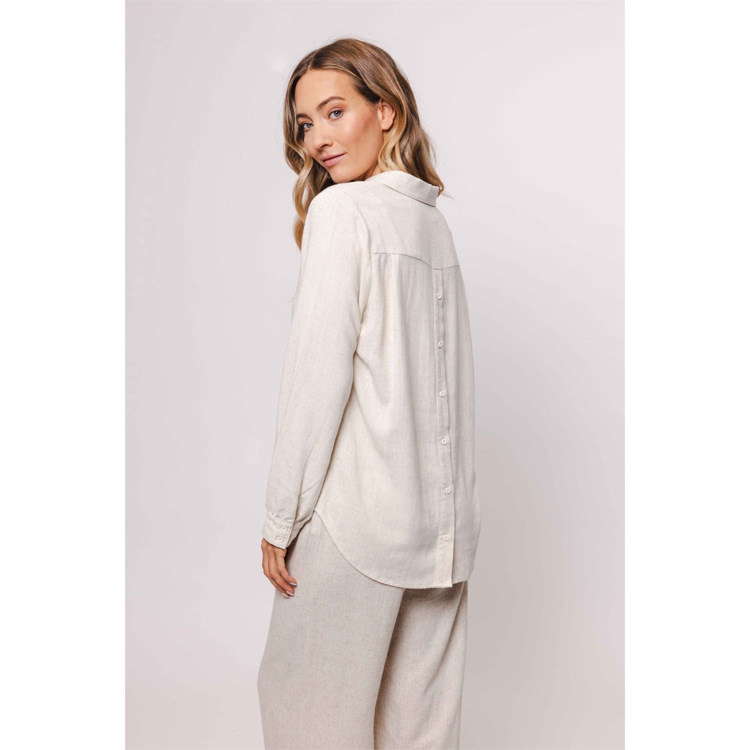 Blouse linen - off white