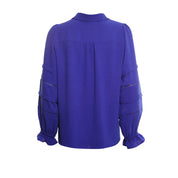 Blouse plain - blue