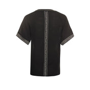 T-shirt embroidery - black