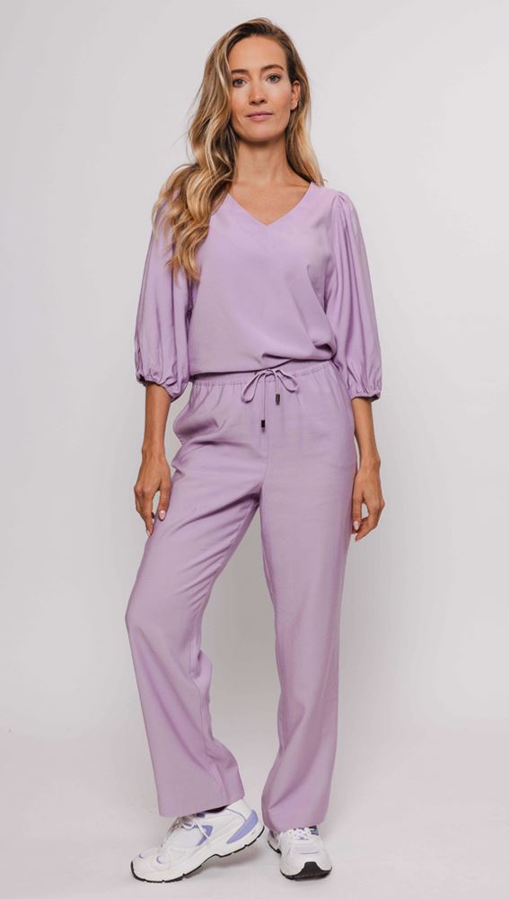 Pants wide - purple