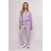 Pants wide - purple