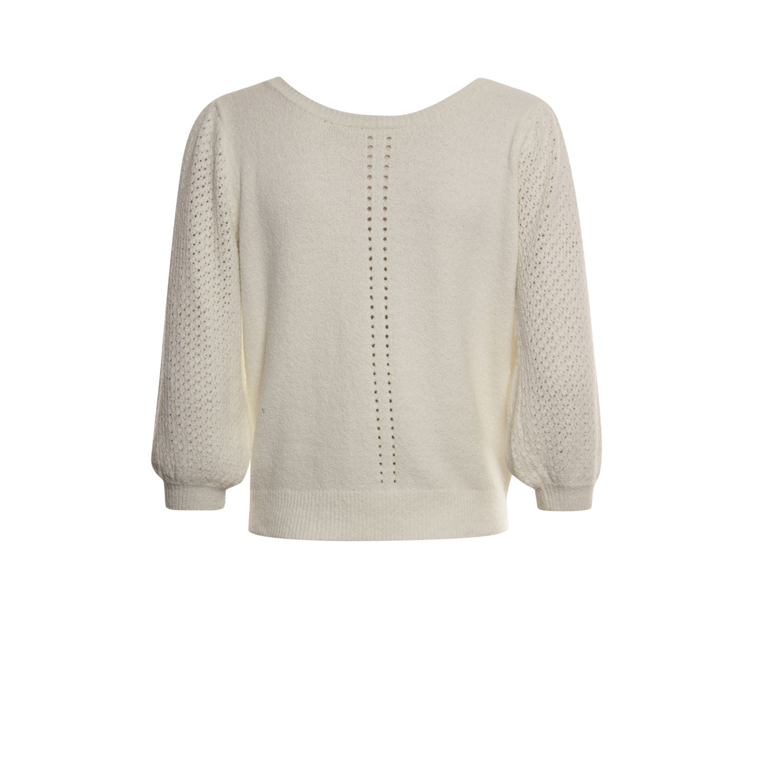 Cardigan boucle - off white