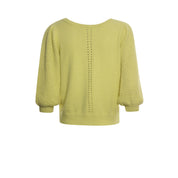 Cardigan boucle - yellow