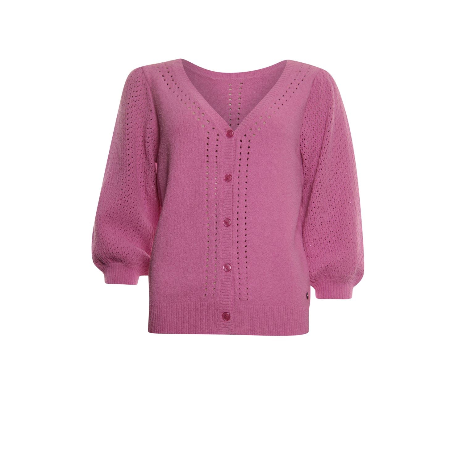 Cardigan boucle - pink