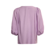 Blouse v-neck - purple