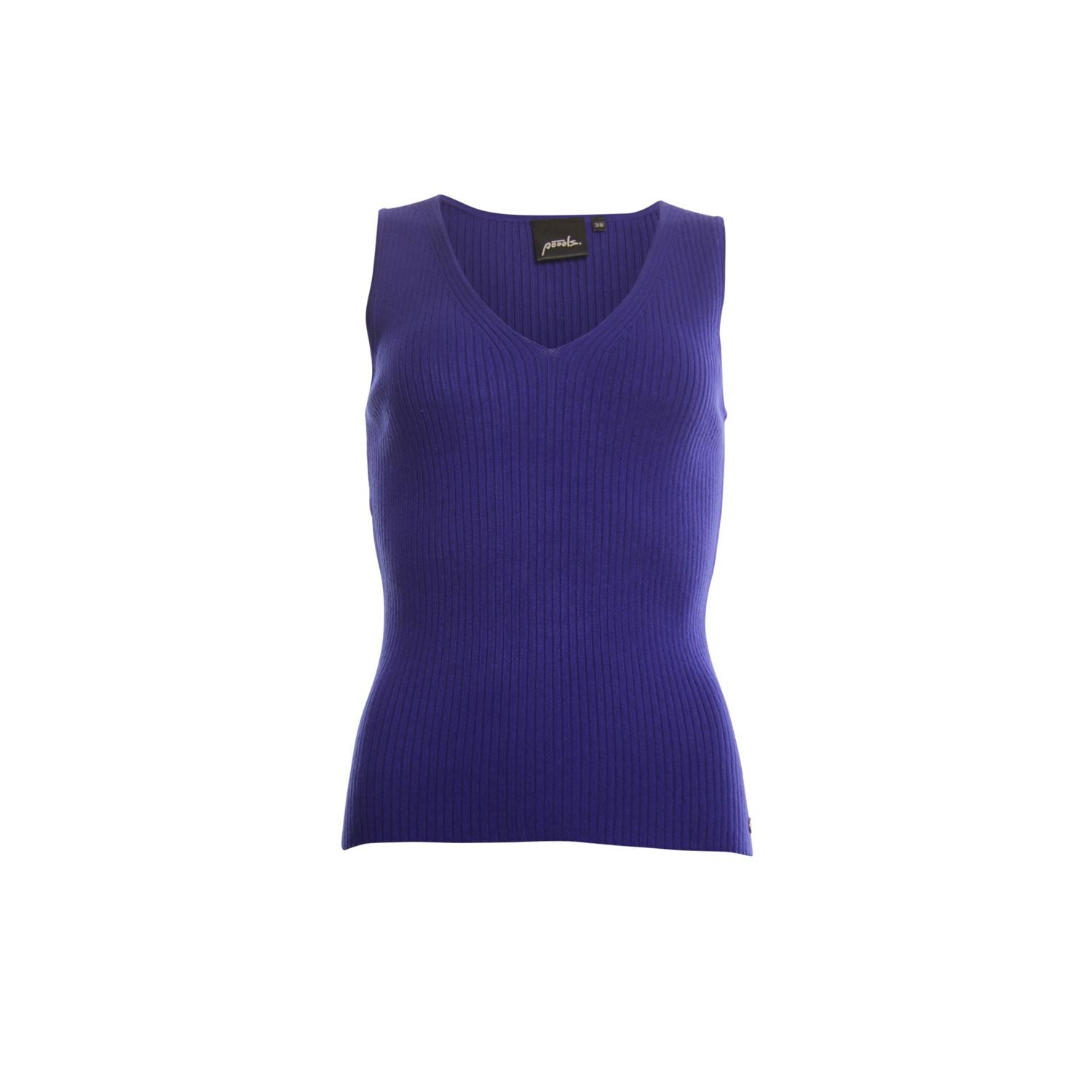 Top rib - blauw