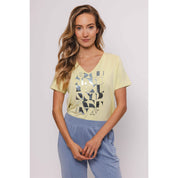 T-shirt abc - yellow