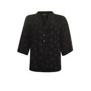 Blouse wide sleeve - black