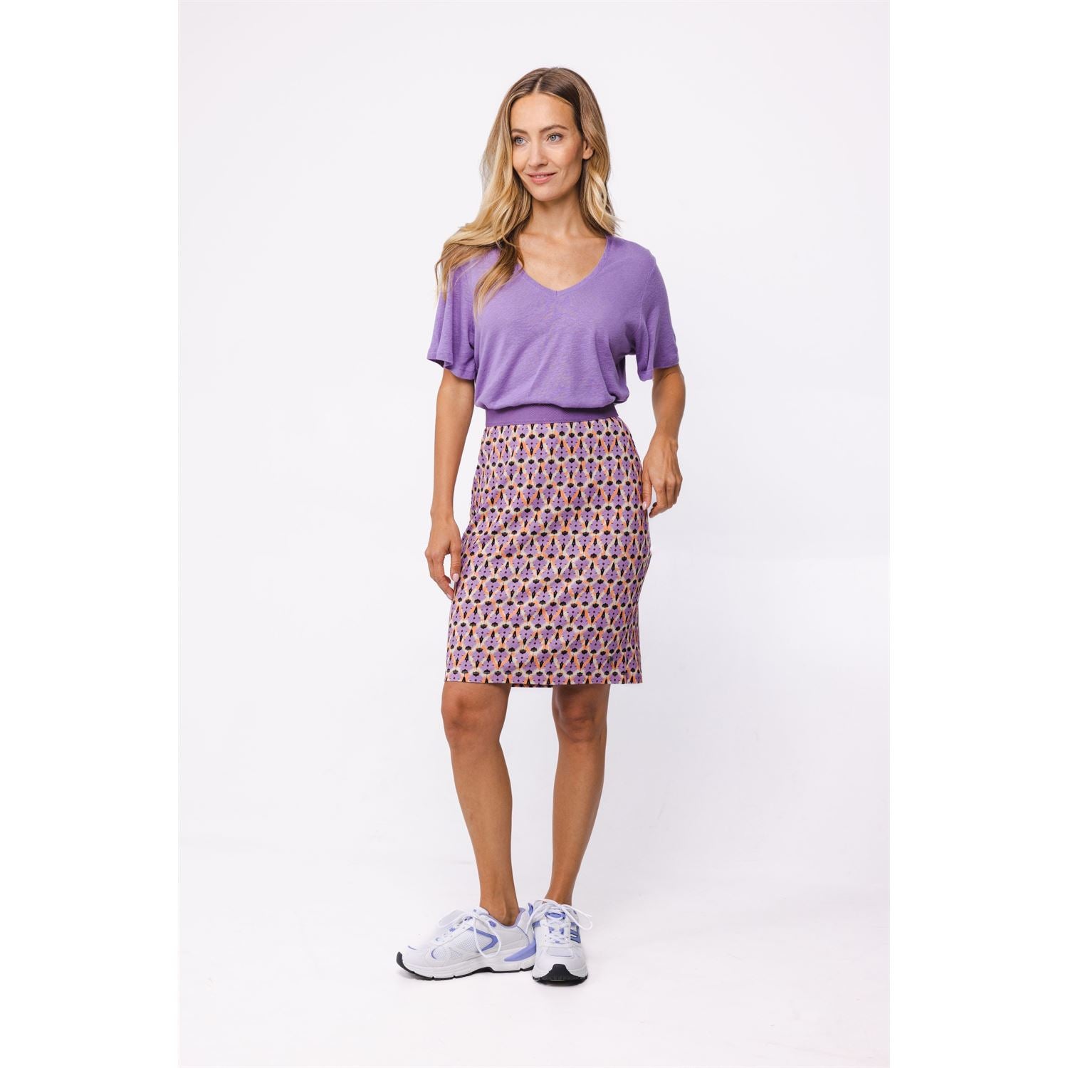 Skirt printed - multicolor