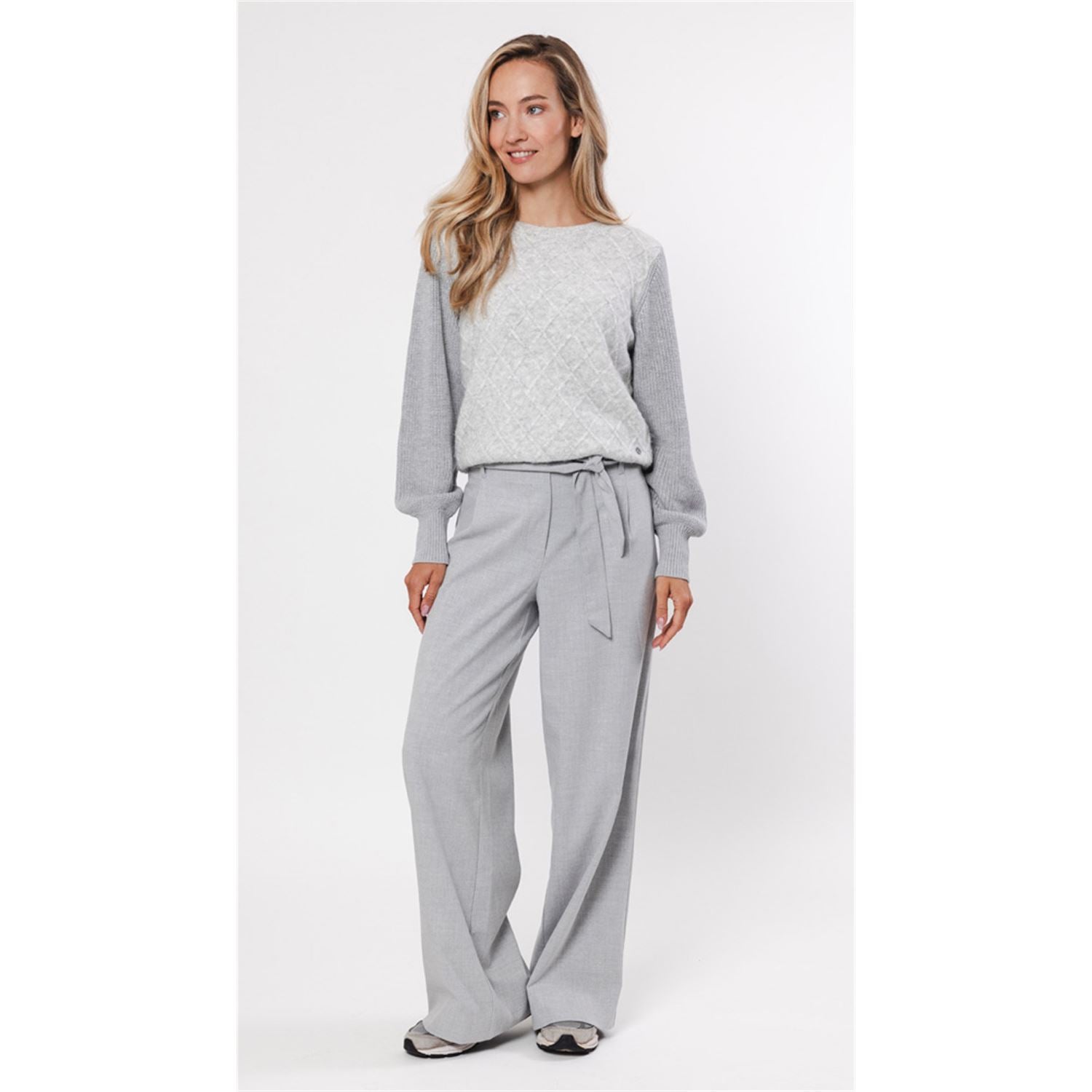 Pant wide leg - grey