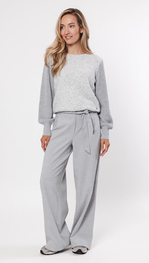 Pant wide leg - grey