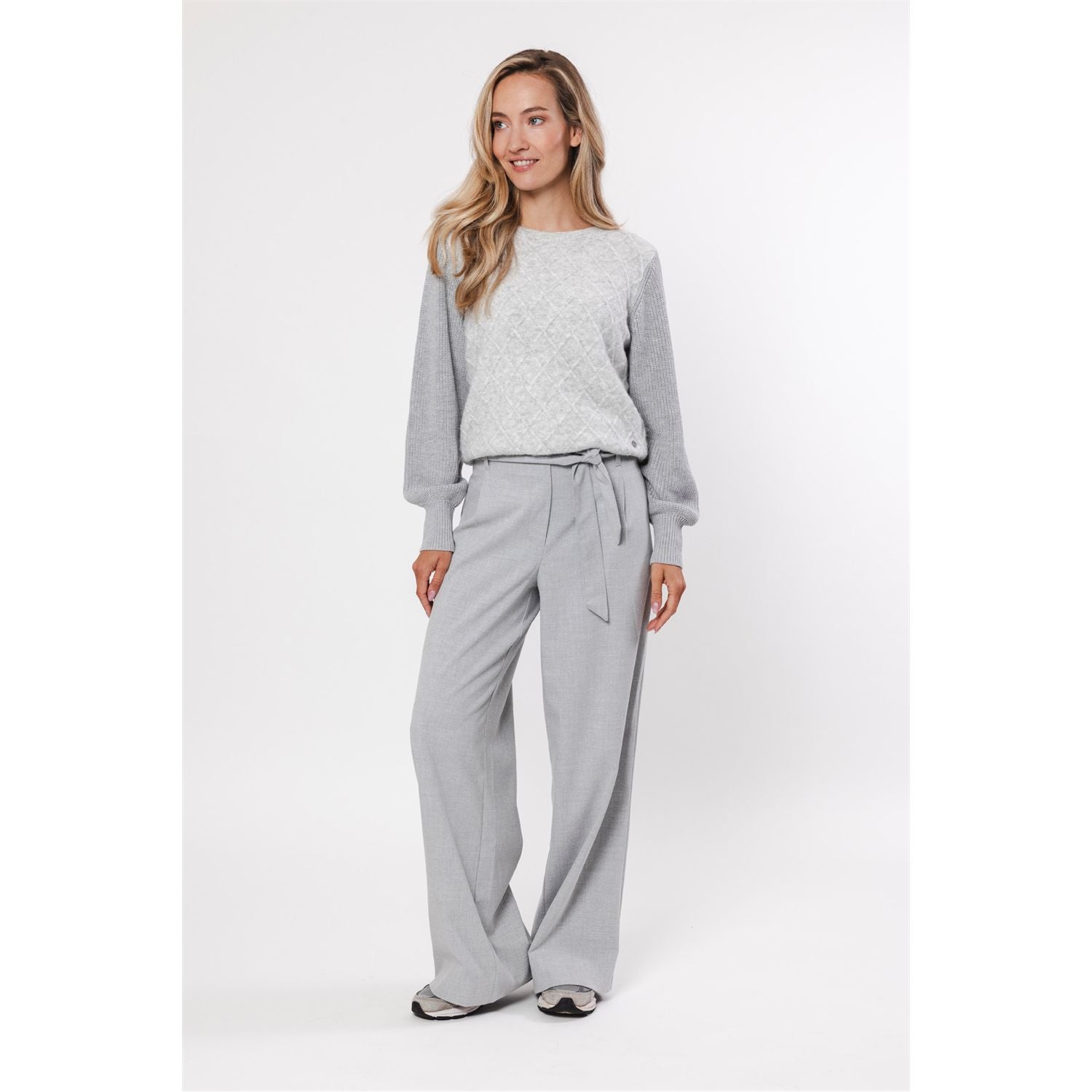 Pant wide leg - grey