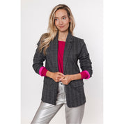 Jacket herringbone - grey