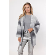 Cardigan space dye - grey