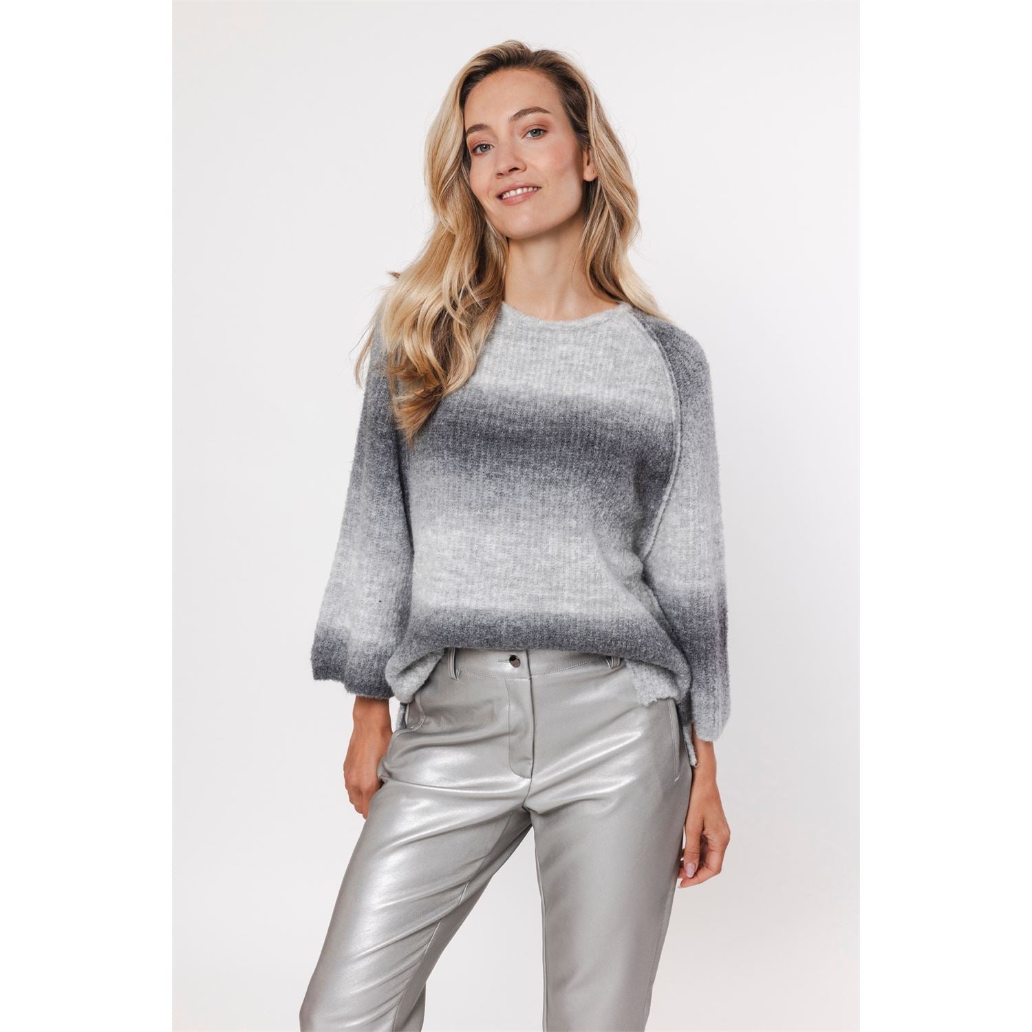 Sweater space dye - grey