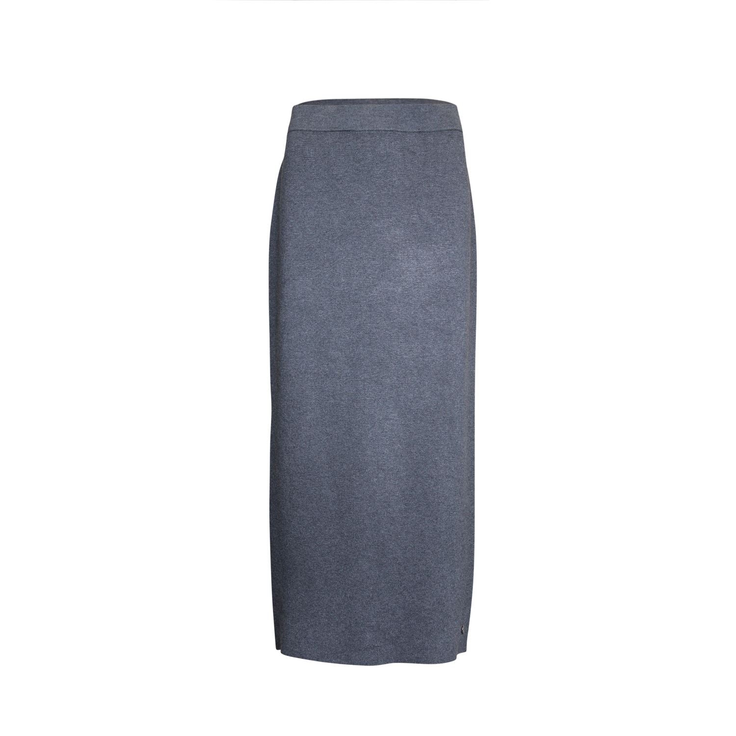 Skirt knitted - grey