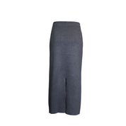 Skirt knitted - grey