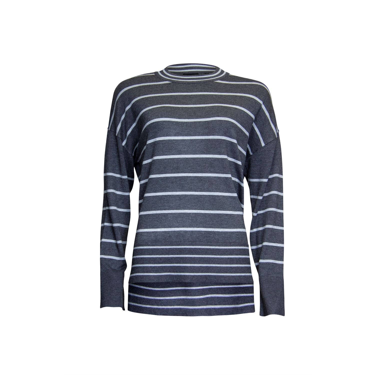 Sweater striped - grey