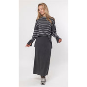 Sweater striped - grey