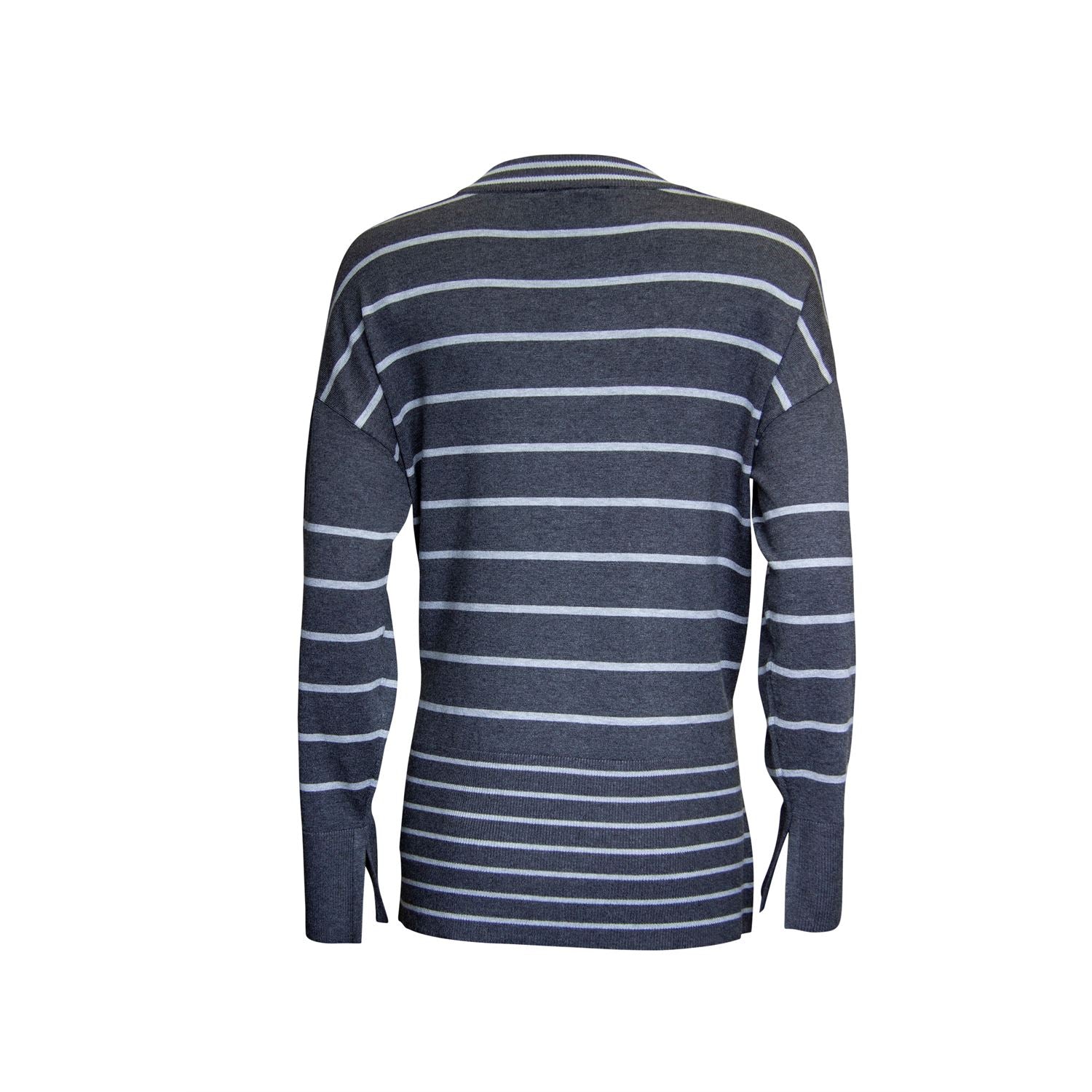 Sweater striped - grey