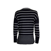 Sweater striped - black