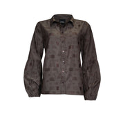 Blouse jacquard - brown