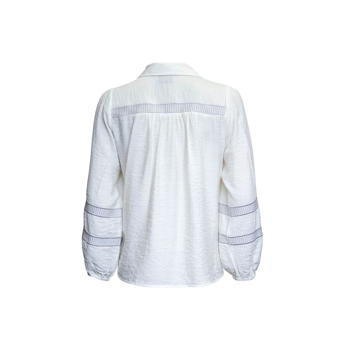 Blouse embroidery - off white