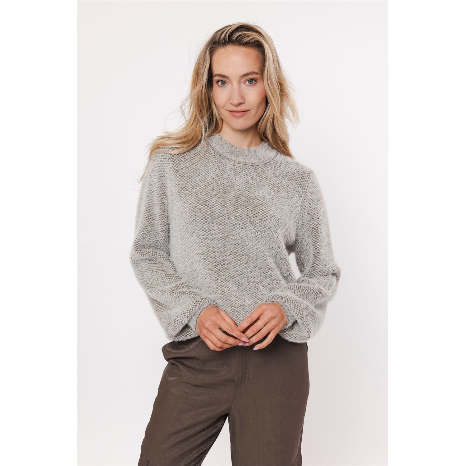 Pullover 2 tone - olive