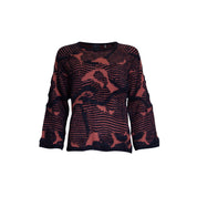 Sweater jacquard - red