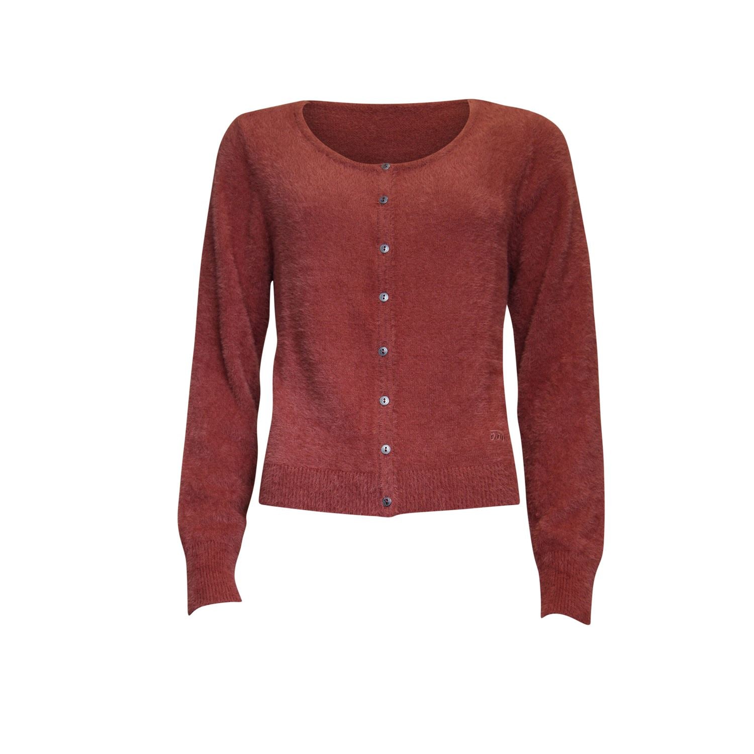 Cardigan hairy - red