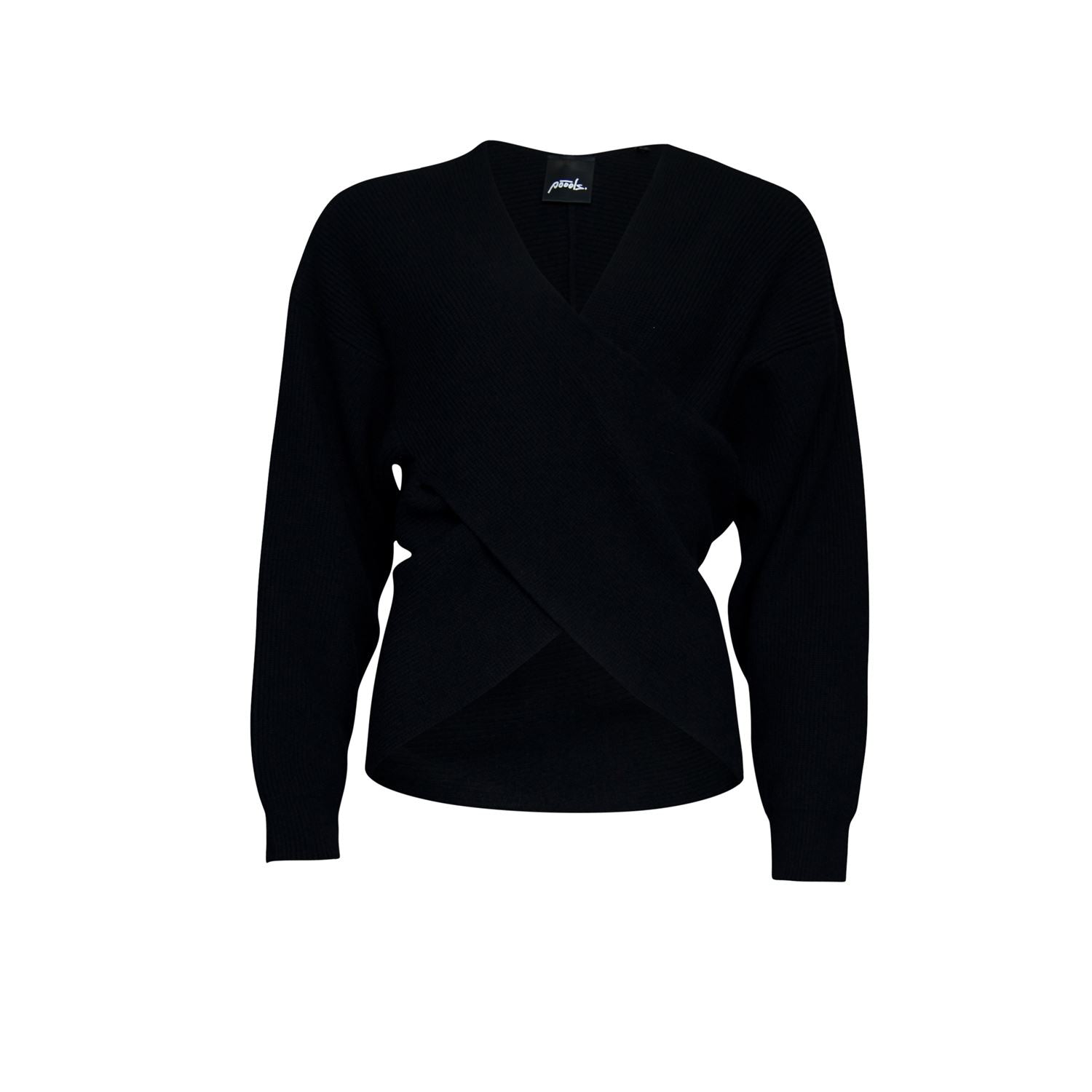 Sweater wrap - black