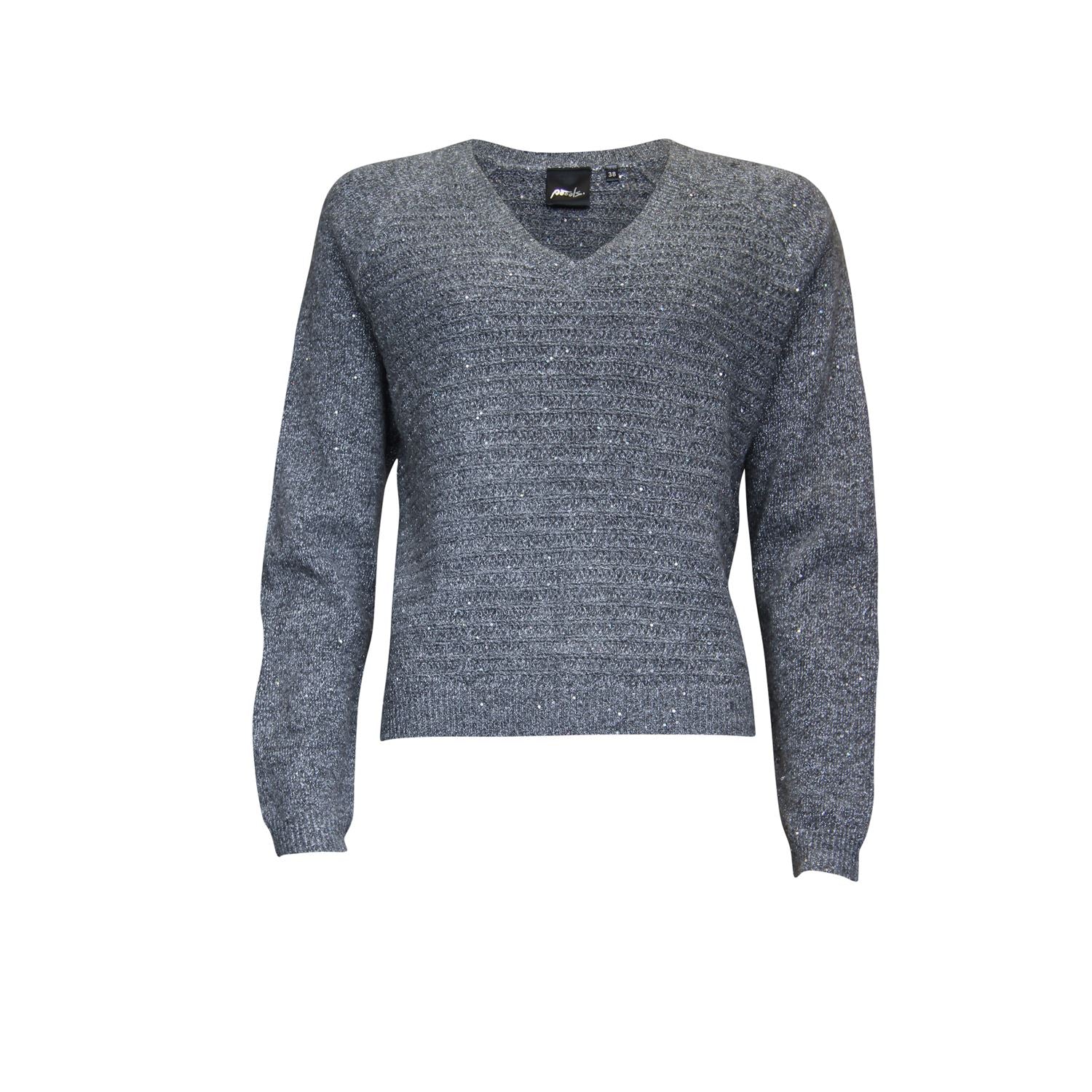 Sweater sequins - grey