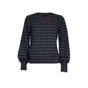 Sweater jacquard - black