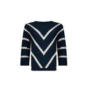 Sweater striped - blue