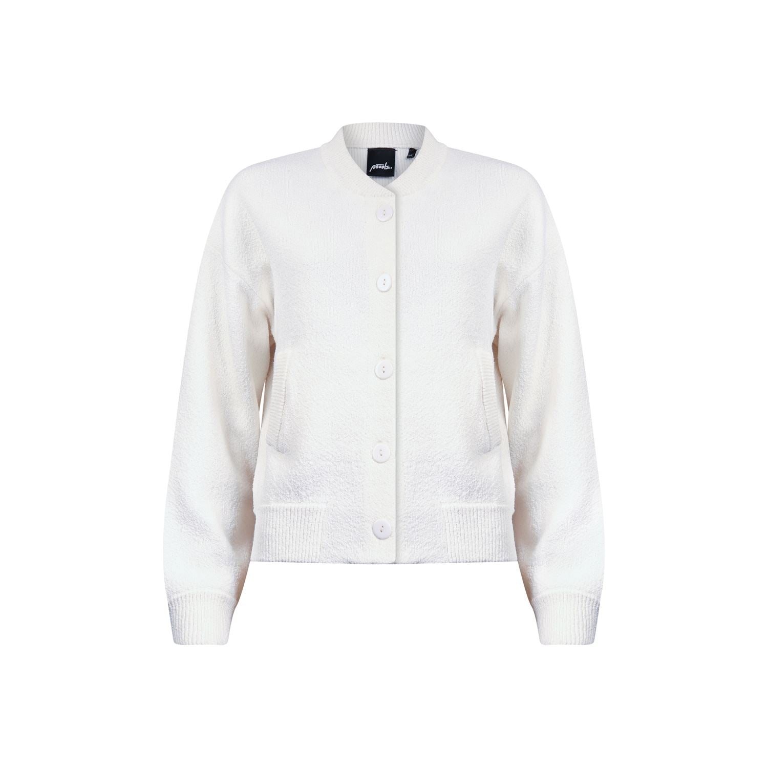 Cardigan bomber - off white