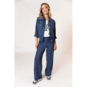 Pant pull-on - blauw