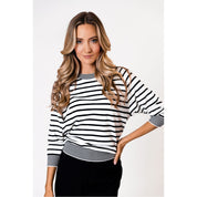 Sweater stripe - black